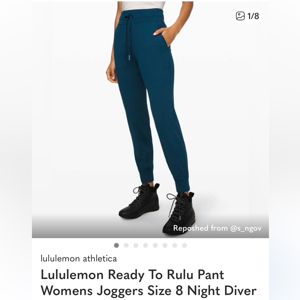 Lululemon Athletica Women's Joggers in Deep Blue
